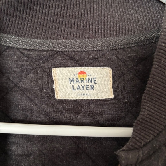 Marine layer quilted zipper sweater (corbet quilted bomber) - Picture 2 of 7